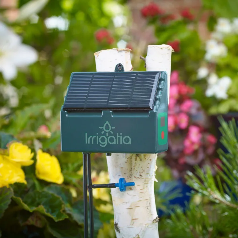 Irrigatia's solar powered irrigation unit.